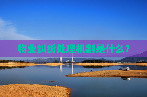 物业纠纷处理机制是什么？