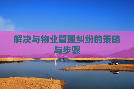 解决与物业管理纠纷的策略与步骤