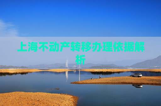 上海不动产转移办理依据解析