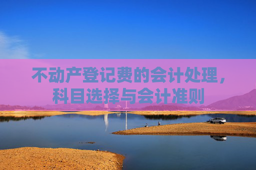 不动产登记费的会计处理，科目选择与会计准则