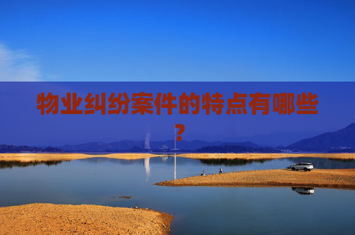 物业纠纷案件的特点有哪些？